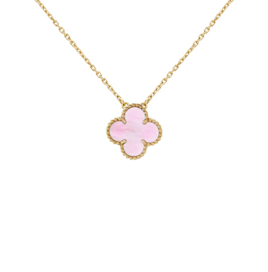Golden Pink | Kløverhalskæde